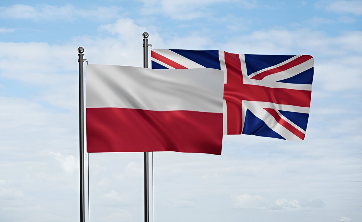 uk poland flag