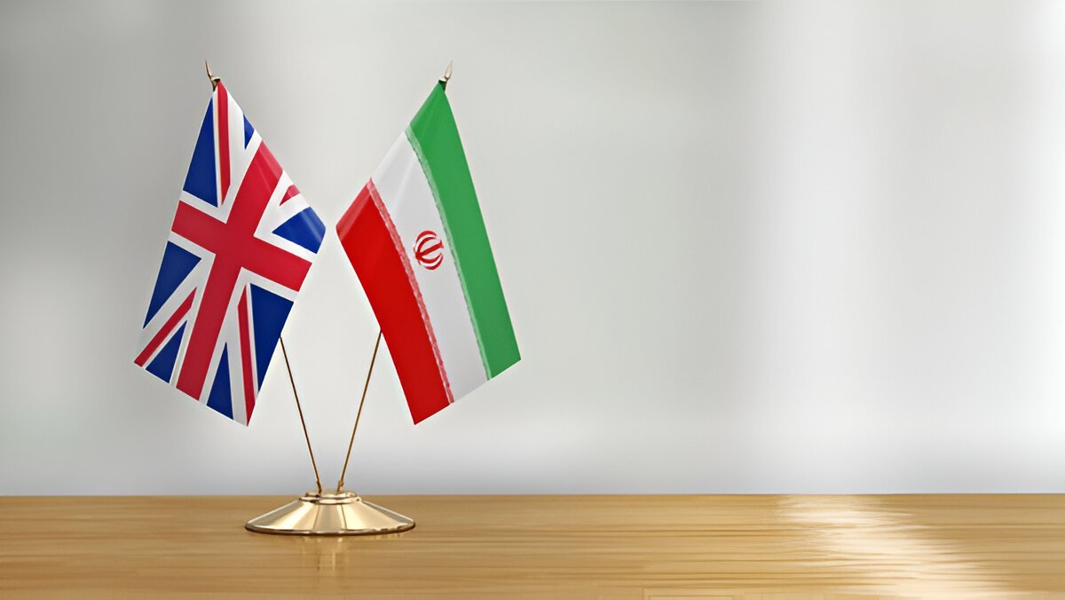 united kingdom Iran flag